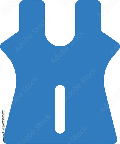 outfit builder line art vector illustration on transparent background