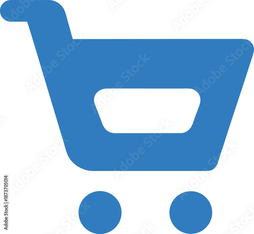 mini cart cart preview line art vector illustration on transparent background
