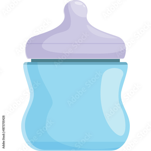 Baby bottle illustration