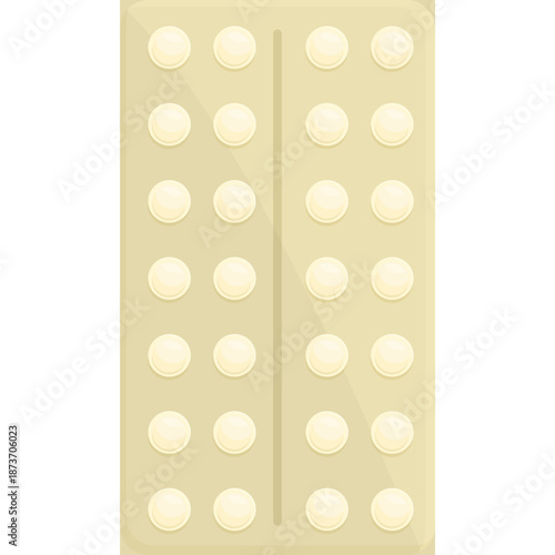 Blister pack of pills