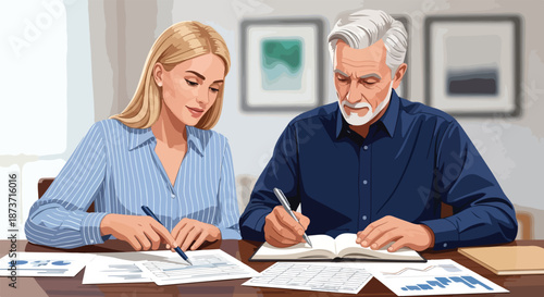 Financial planning and business collaboration between generations