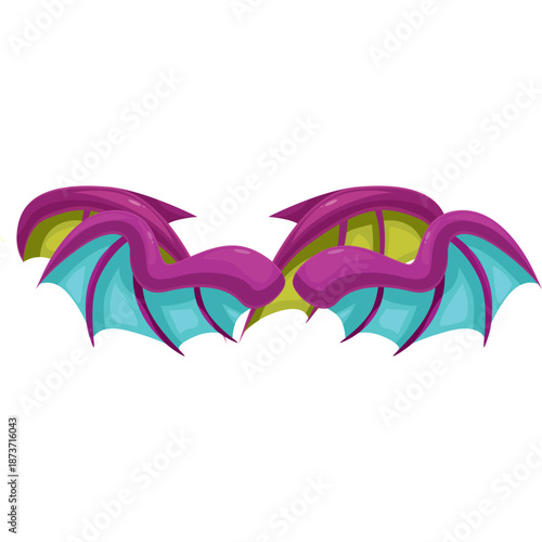 Cartoon Dragon Wings