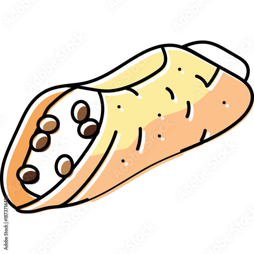 Cannoli illustration