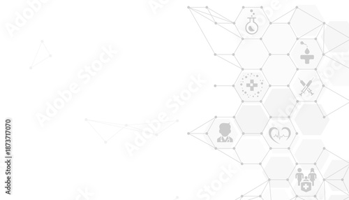 Medical Healthcare Network  Abstract Technology Background