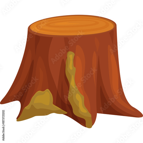 Cartoon Tree Stump