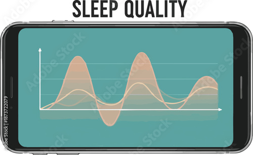 Unlock Your Best Rest A Digital Smartphone App Visualizing Personal Sleep Quality Data for Enhanced Health and Wellness Analysis