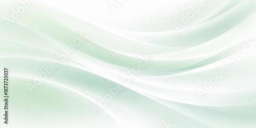 Abstract blue wave flow background design with soft lines and smooth curves