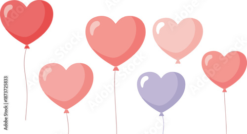 heart shaped balloons