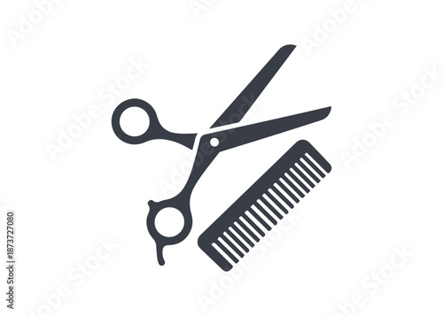 Vector Representation of a Hair Cut Icon

