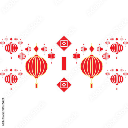 lanterns chinese new year decoration