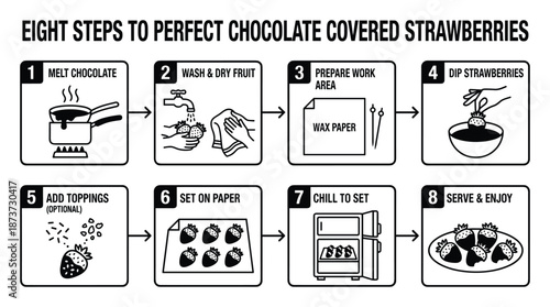 Chocolate Covered Strawberries: Eight Steps to Perfection Guide