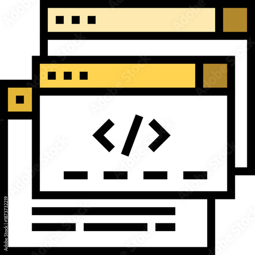 Coding and Programming Icon