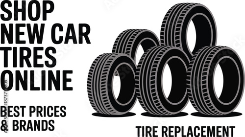 car wheels isolated on white