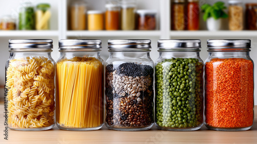 Organized Pantry with Label...