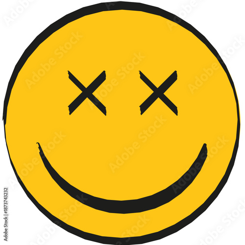 Dead Emoji Face with X Eyes