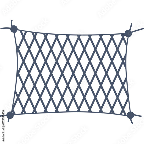 Diamond Netting with Knots