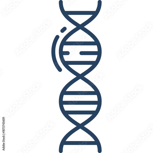DNA Double Helix Icon