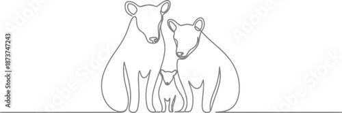 Hand drawn vector illustration of a cute girl sketching a funny cartoon horse and domestic farm animals isolated on a white background