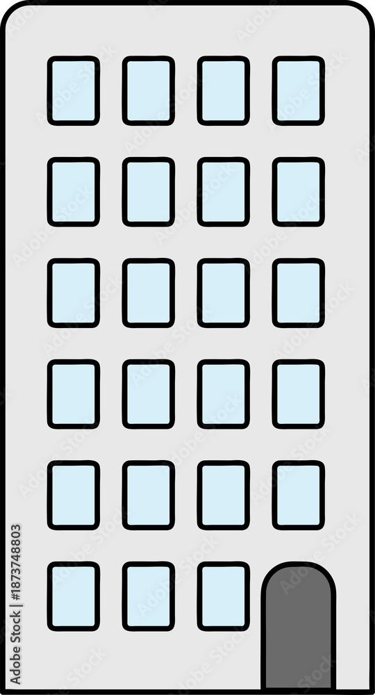 Obraz premium 도시 빌딩 건물