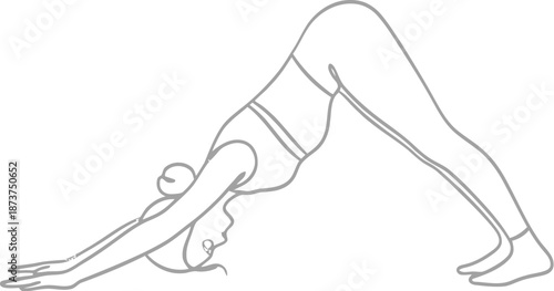 Vector illustration of a slim fashion model silhouette featuring female legs in black high heels and a dress for a beauty art sketch