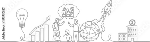 Vector illustration of a hand drawn sketch of kitchen utensils including a fork and knife in a funny cartoon outline design for a children coloring book character