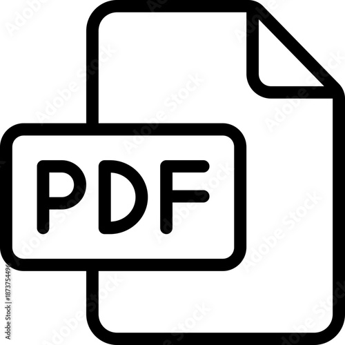 PDF file format icon.PDF file download icon flat trendy vector illustration isolated .File format extensions. doc, xls, ppt, pdf file format document icons.PDF document icon with download arrow.