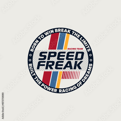 speed freak logo racing