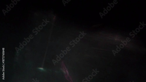 Fast rainbow Light Leak Overlay for energetic video clip