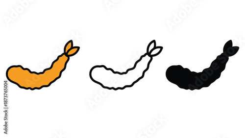 A colorful illustration of three cartoon worms on a white background
