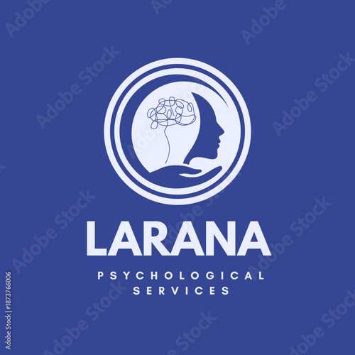 Psychological Therapy Logo, Mental Health Clinic Branding, Counseling Identity, Brain Care Business Logo, Wellness Psychology Symbol, Professional Therapy Logo