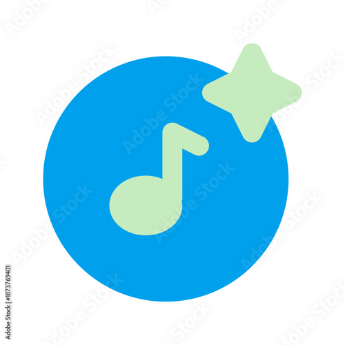 music duo tone icon