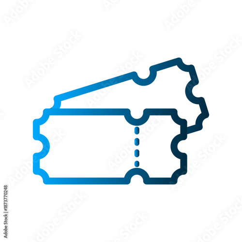 Ticket icon design template