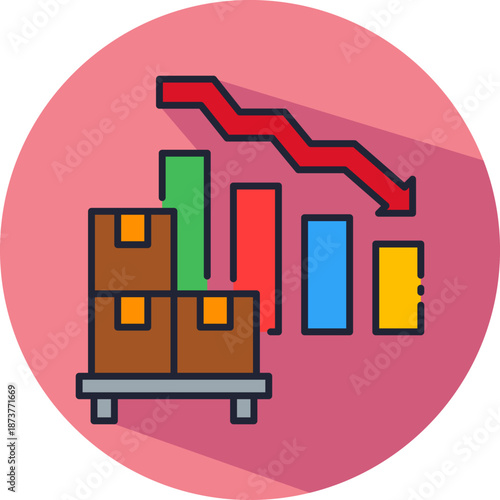 Low Supply isometric icon