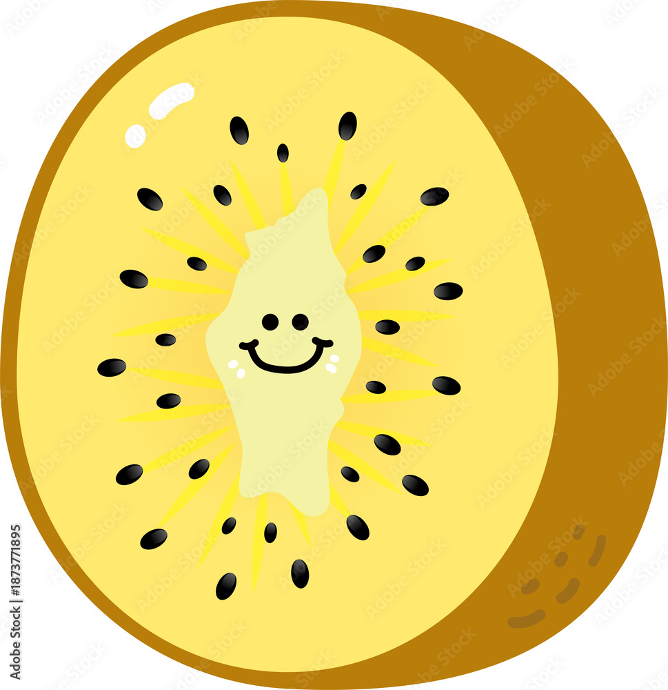 Fototapeta premium Yellow Kiwi