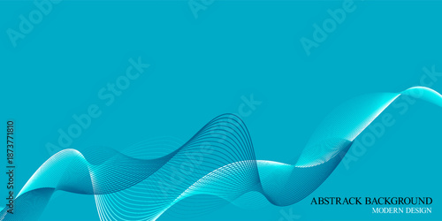 A background with wavy lines that create a background with wavy lines that create an abstract pattern. A template for placing text and information. Illustration for presentation and business.