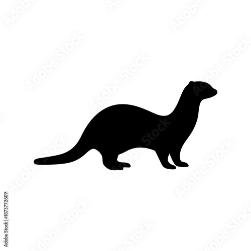 Silhouette of a small animal