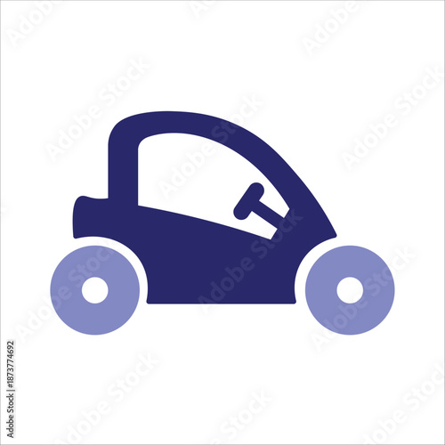 buggy icons. simple colored vector