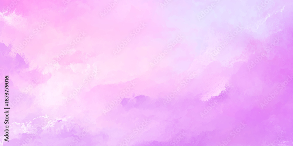 Fototapeta premium A soft and dreamy watercolor background featuring gradients of light pink and lavender hues creating a calming aesthetic