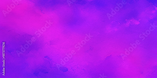 A vibrant abstract background featuring a smooth gradient of pink and purple hues watercolor a dreamy effect