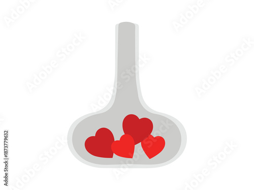 Love Valentine Day Potion Bottle

