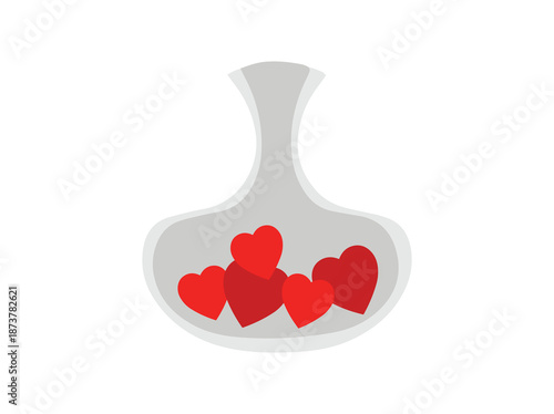 Heart Love Bottle Valentines Day
