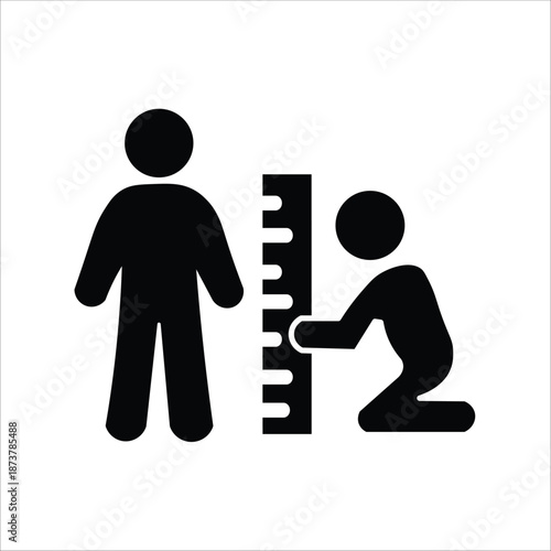 tailor icons. simple solid vector illustration