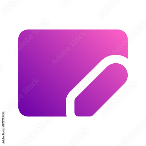 edit glyph gradient icon