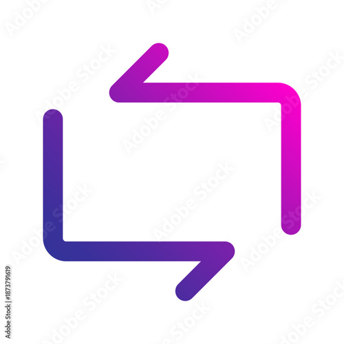 repost line gradient icon
