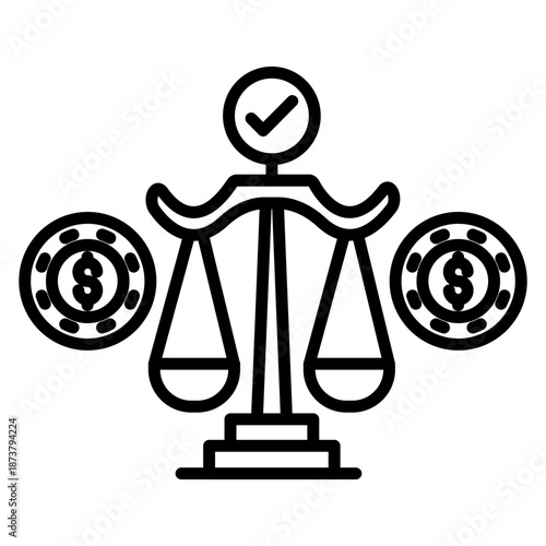 Balanced Budget Icon