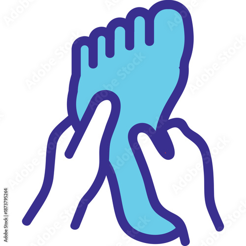 Foot massage icon