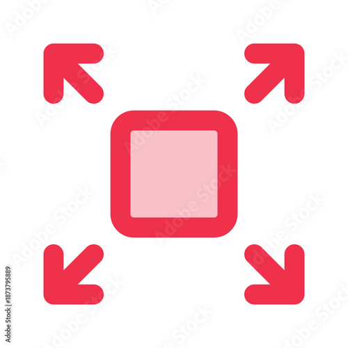 expand outline fill icon