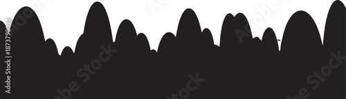 Moody dark enchanted forest silhouette featuring dense trees, mysterious woodland shapes, and a magical atmosphere