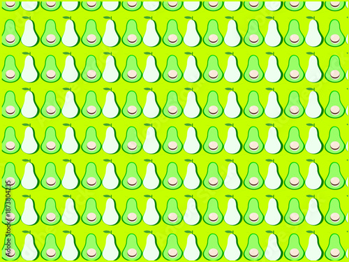 Fresh avocado background with natural green tones, highlighting the smooth flesh and textured skin. Perfect for healthy food, nutrition, natural lifestyle, and culinary design concept