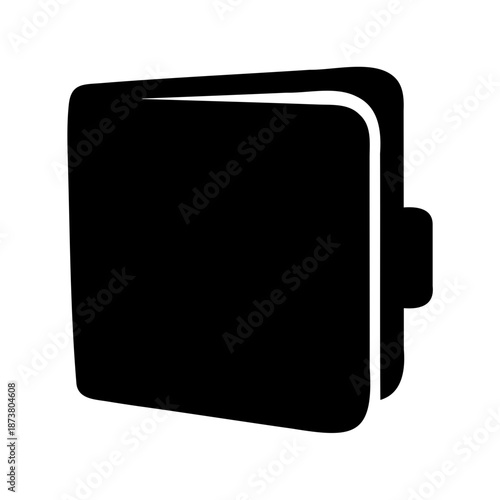 Vector icon of a wallet, perfect for financial and ecommerce needs